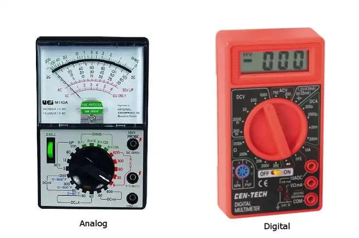 Analog and Digital Multimeters